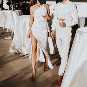 LEXI Australia Samira Dress in White